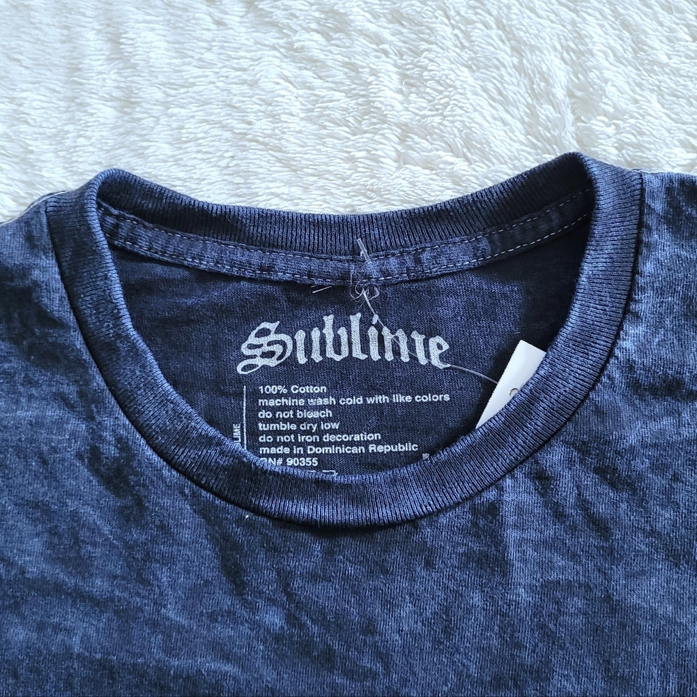 Sublime👑 Long Beach🏖 Boom Box🎶 Mineral Washed Graphic Tee👕 - NWT - Picture 4 of 12